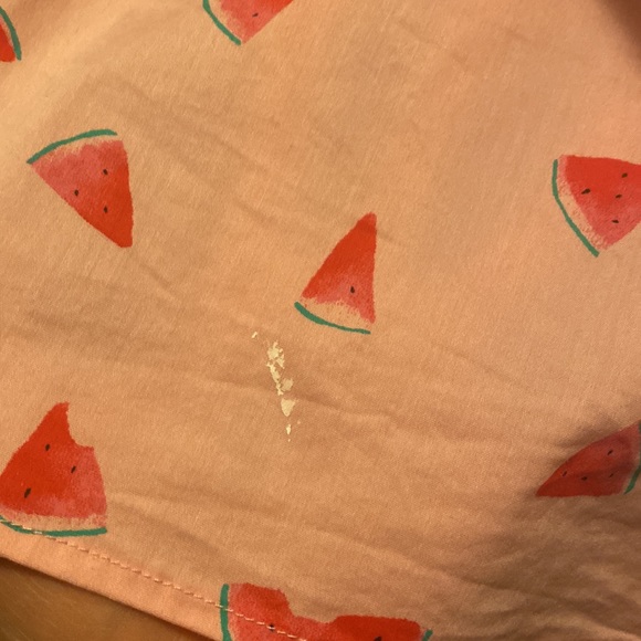 Torrid watermelon pinup girl style tie front poplin dress 00X - Picture 8 of 8